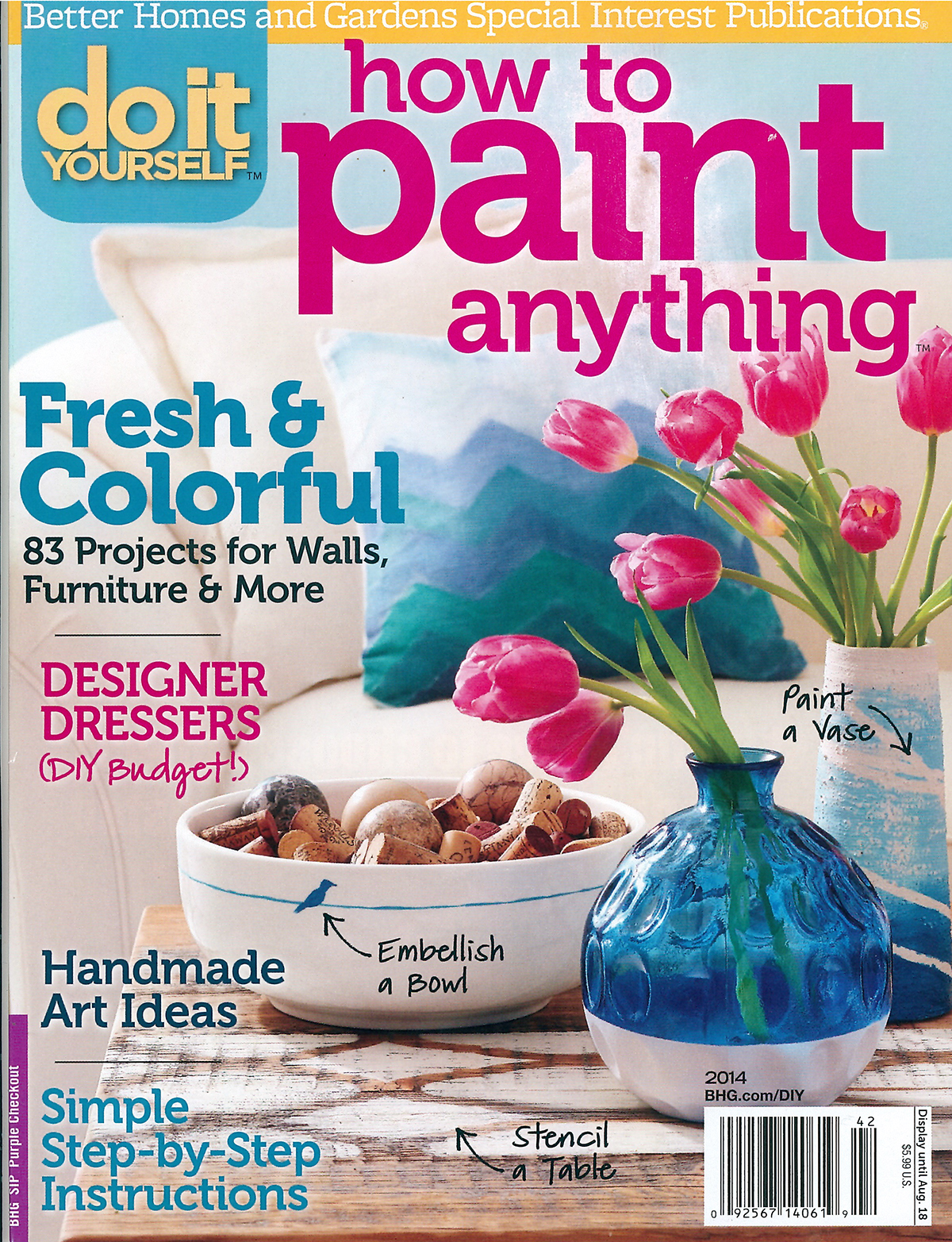 DIY Paint Anything Magazine Decal Article